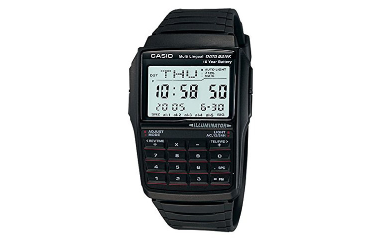 Casio Retro Armbanduhr mit Taschenrechner – DBC-32-1AES